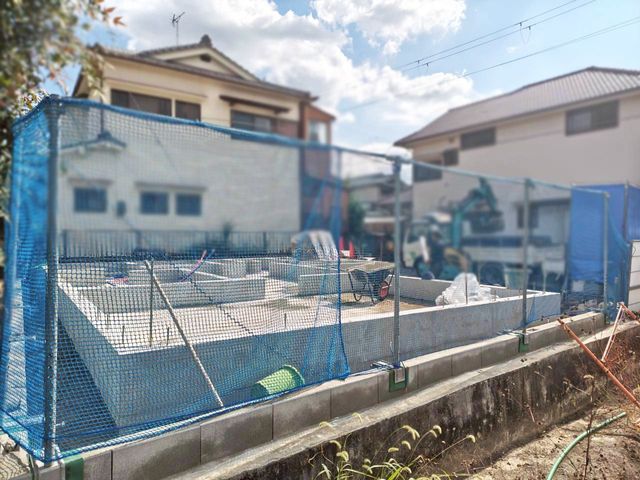 �ޗǌ��ޗǎs�@�@�� �̐V�z��ˌ��Ă̌��n�O�ώʐ^