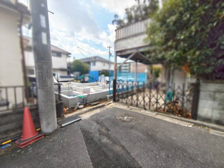 �ޗǌ��ޗǎs�@�@�� �̐V�z��ˌ��Ă̌��n�O�ώʐ^