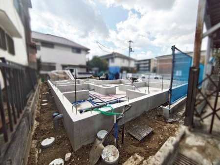 �ޗǌ��ޗǎs�@�@�� �̐V�z��ˌ��Ă̌��n�O�ώʐ^