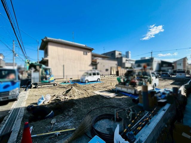 �ޗǌ���a�S�R�s�Ȓ� �̐V�z��ˌ��Ă̌��n�O�ώʐ^