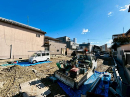 �ޗǌ���a�S�R�s�Ȓ� �̐V�z��ˌ��Ă̌��n�O�ώʐ^