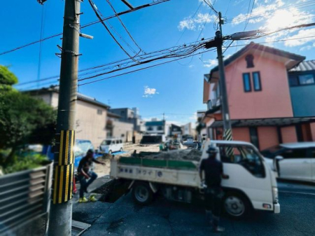 �ޗǌ���a�S�R�s�Ȓ� �̐V�z��ˌ��Ă̌��n�O�ώʐ^