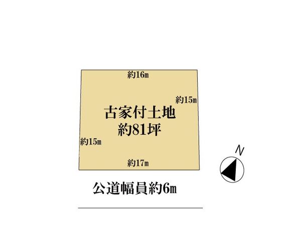 �ޗǌ��ޗǎs��ˎR��3���ڂ̓y�n�̋��}