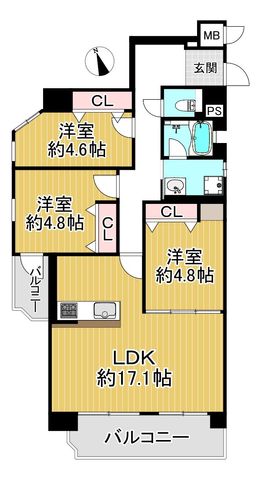 �ޗǌ��ޗǎs���厛�k��1���ڂ̒��Ã}���V�����̉摜